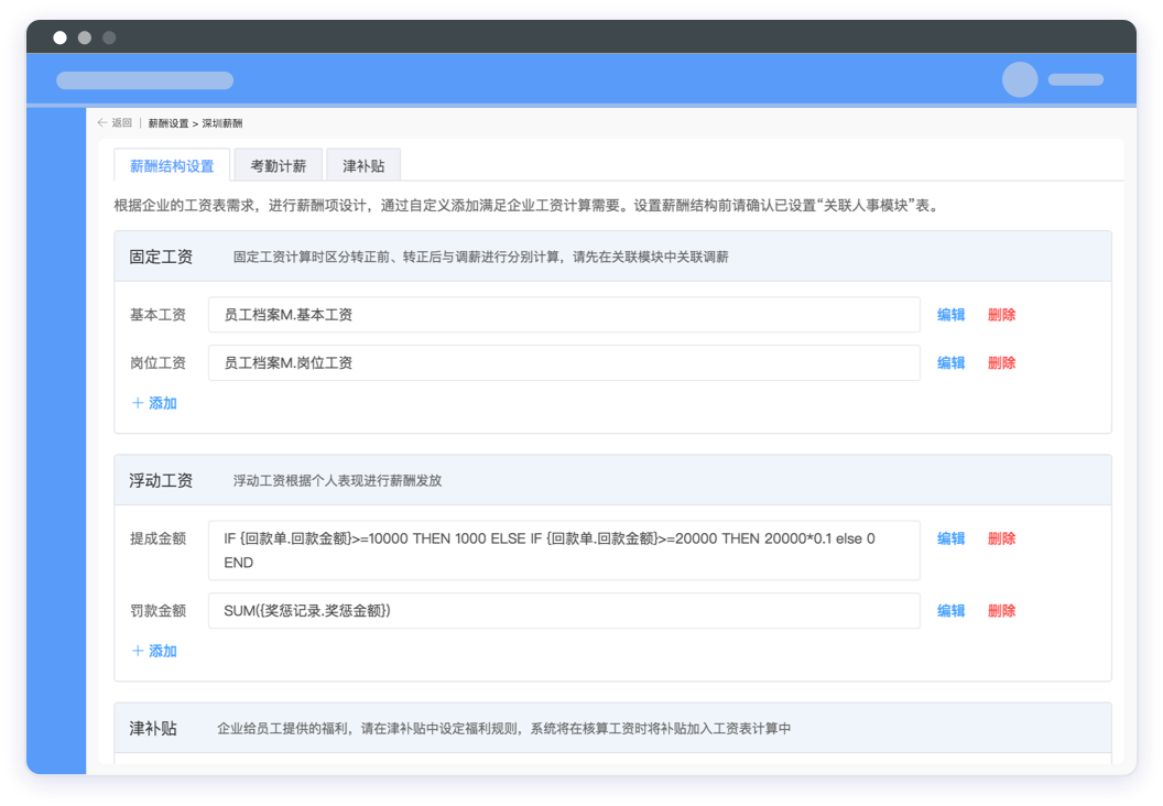 薪資體系管理